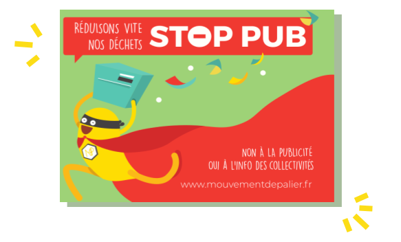 Autocollant Stop Pub – Pont-à-Celles